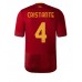 Cheap AS Roma Bryan Cristante #4 Home Football Shirt 2022-23 Short Sleeve